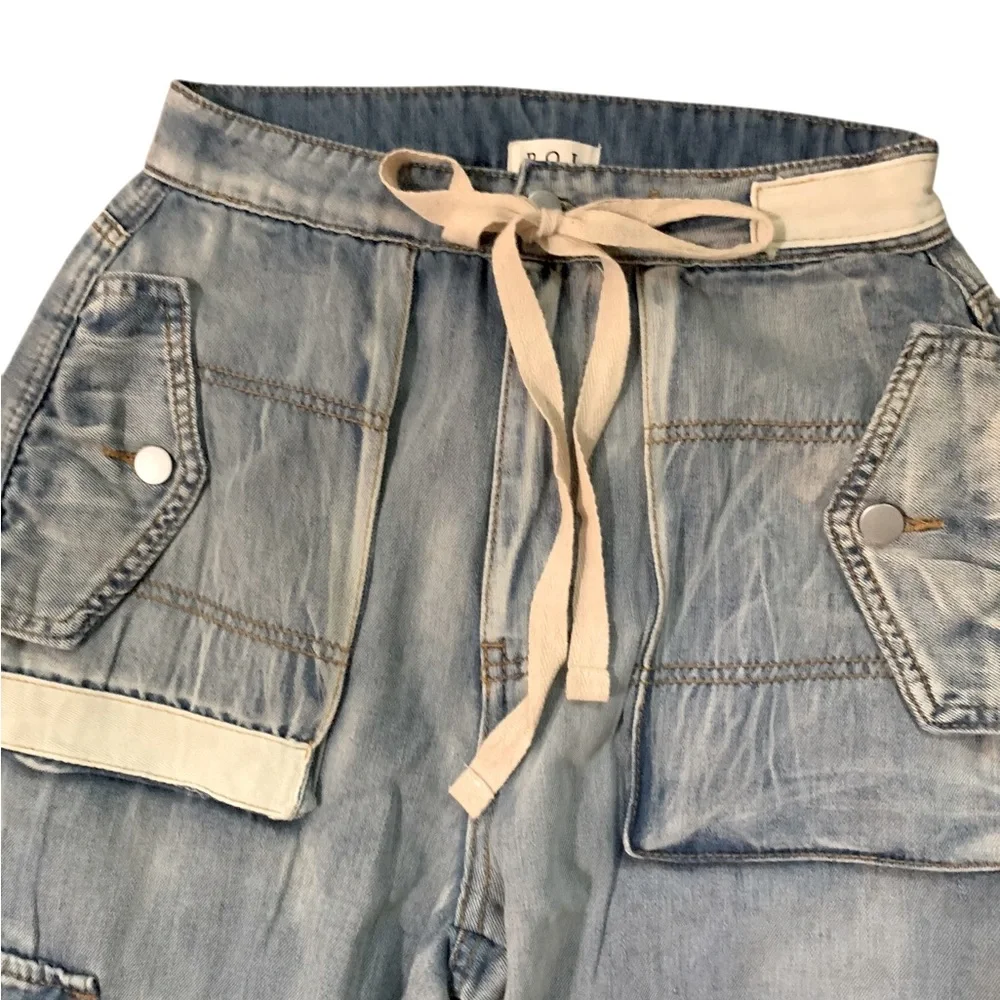 POL Light Blue Cargo Pants - Picture 4 of 7